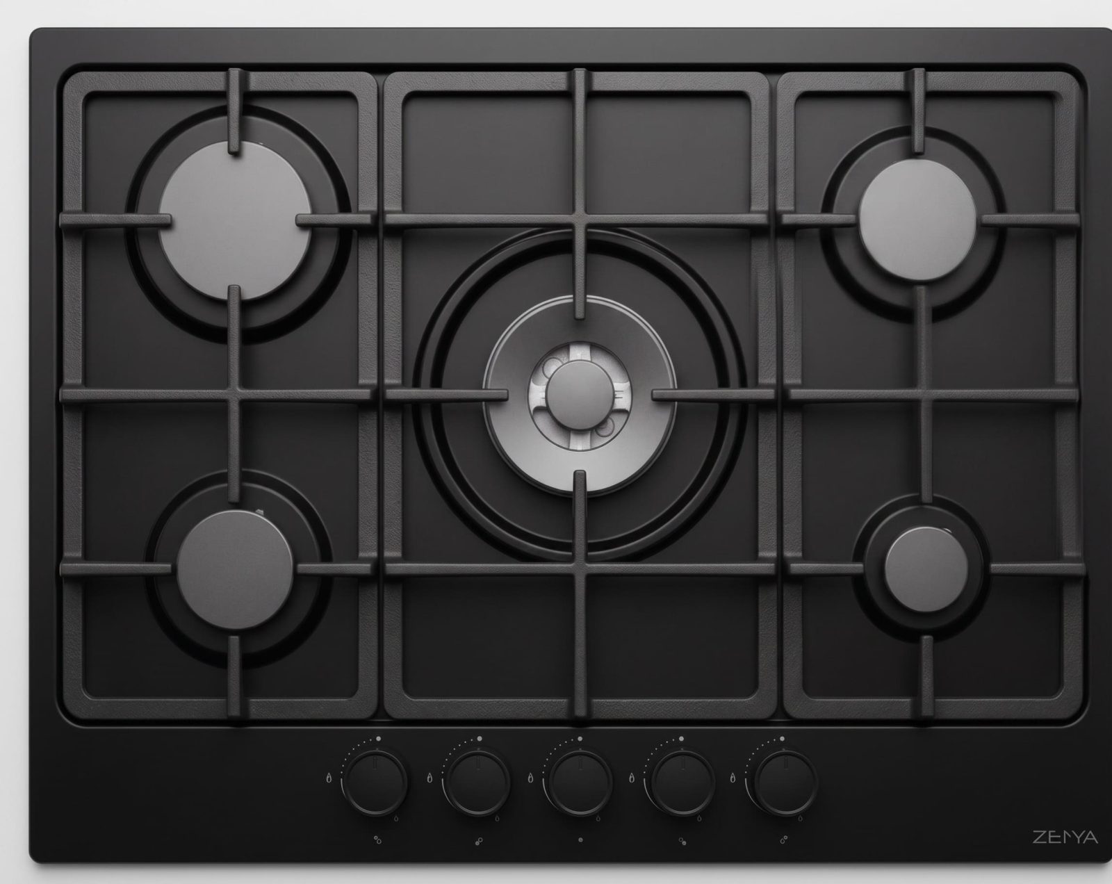 Plaque de cuisson à gaz Zenya 5 feux 75 cm