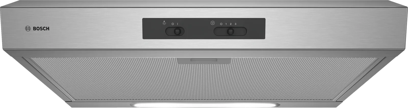 Hotte sous-encastrable 60 cm inox (330 m³/h, 3 vitesses)
